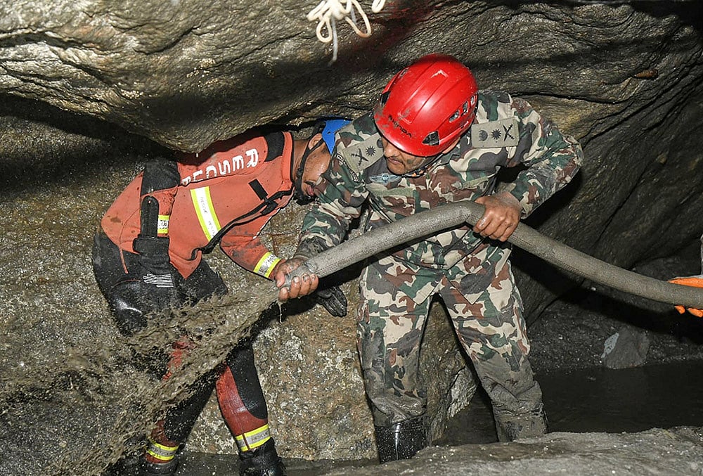 Chilime Hydropower Project rescue operation