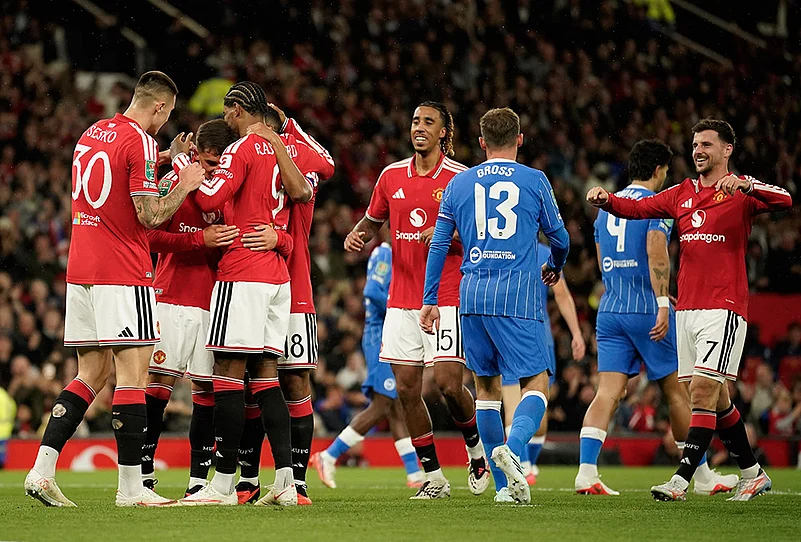 Manchester United Vs Brighton & Hove Albion EFL Cup highlights-Shea Lacey