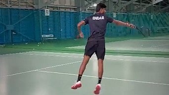 India’s men’s soft tennis campaign ended in the Asian Games quarterfinals with a 0-2 loss to Indonesia. - Media_SAI/X
