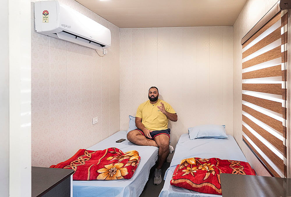 Indian Athletes preparing for Asian Games 2026-mock athlete quarters in Patiala