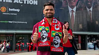 Rinku Singh/Instagram : Rinku Singh watched his first live football match at Old Trafford during the Premier League Manchester Derby.