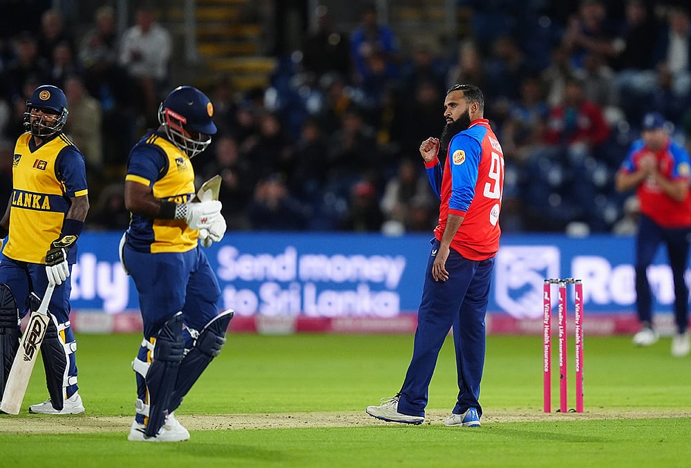 England vs Sri Lanka 2nd T20 Highlights-Englands Adil Rashid