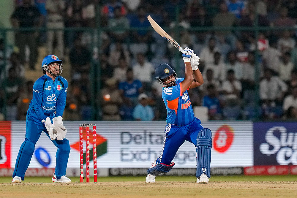 Sanju Samson IND vs AFG: 3rd T20I