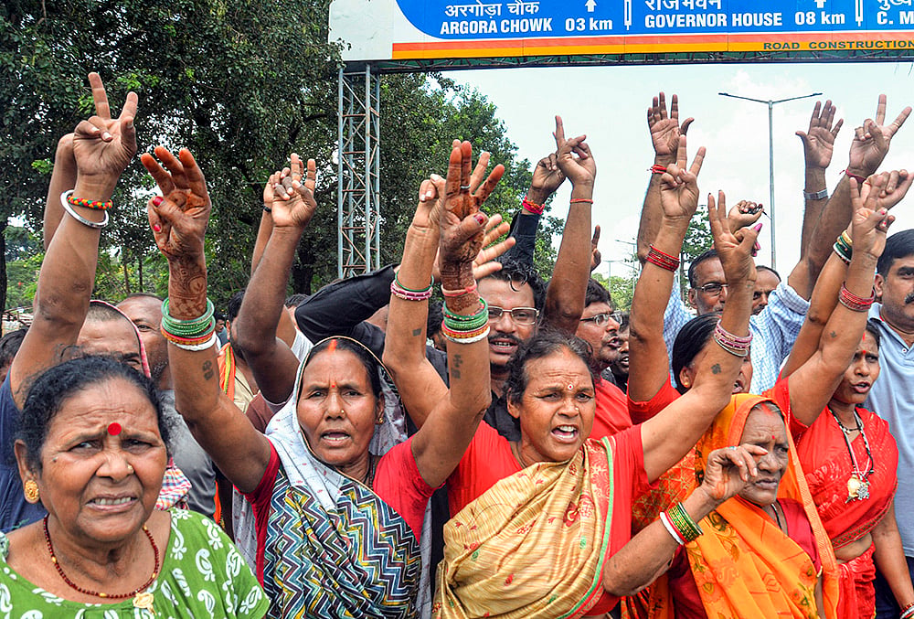 Anti-encroachment by RMC in Ranchi