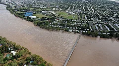 The Fitzroy River in Rockhampton has been approved for rowing and canoeing at the Brisbane 2032 Olympics and Paralympics. - AFP/X