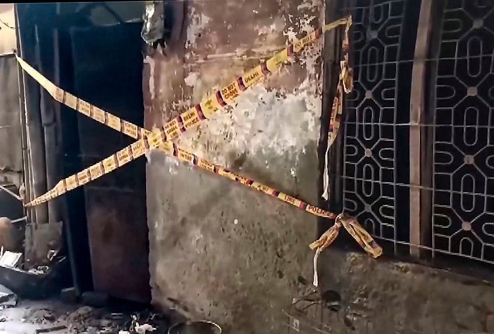 LPG cylinder explodes in house