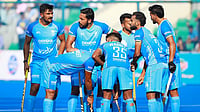 Hockey India : The Indian men's hockey team.