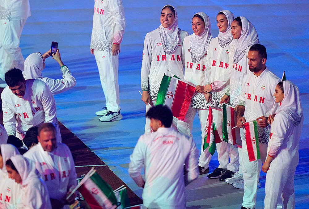 Asian Games Opening Ceremony highlights-Iranian athletes