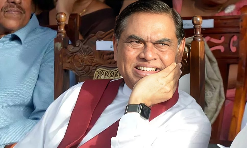 Sri Lanka police will seek an Interpol Blue Notice for former minister Basil Rajapaksa over alleged financial offences. - X