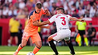 Sevilla Vs Barcelona Live Streaming, La Liga 2026-27 Preview, When and Where To Watch | Photo: AP/Jose Breton : 5th placed Sevilla side takes on La Liga leaders, Barcelona on matchday 7 of the La Liga at Ramon Sanchez Pizjuan Stadium.