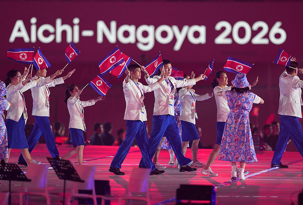 Asian Games Opening Ceremony highlights-North Koreas contingent