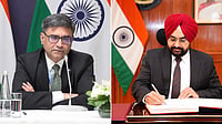 Election Commissioner SS Sandhu, Foreign Secretary Vikram Misri Among Officials Flagged in Delhi SIR Foreign Secretary Vikram Misri (L) and Election Commissioner SS Sandhu (R)