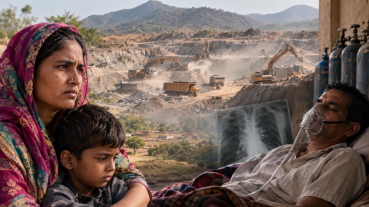 The Human Cost Of Mining - AI-generated representative image