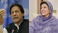 Ex-Pak PM Imran Khan’s Sister Aleema Arrested Ahead Of PTI Protest File Photo | AP and X : Ex-Pak PM Imran Khan & his sister Aleema Khan