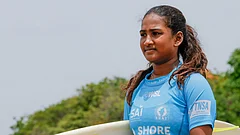 India’s No. 1 women’s shortboard surfer Kamali Moorthy - | Photo: Sai_Media