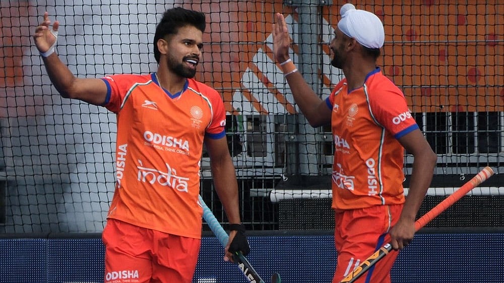 India Men's Hockey team - | Photo: AP/Patrick Post