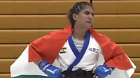 | Photo: Sonyliv (Screengrab) : Suchika Tariyal After Being Defeated In Semifinal