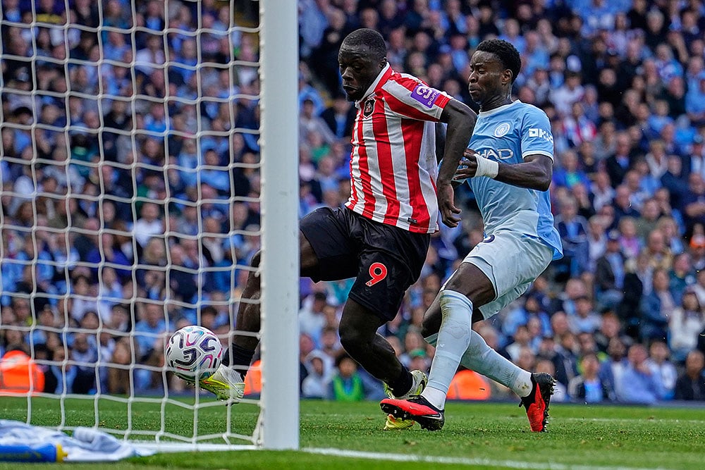 English Premier League Soccer Match: Sunderland vs Manchester City