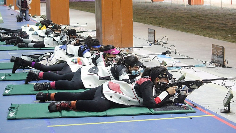 Indian Shooters.  - | Photo: PTI