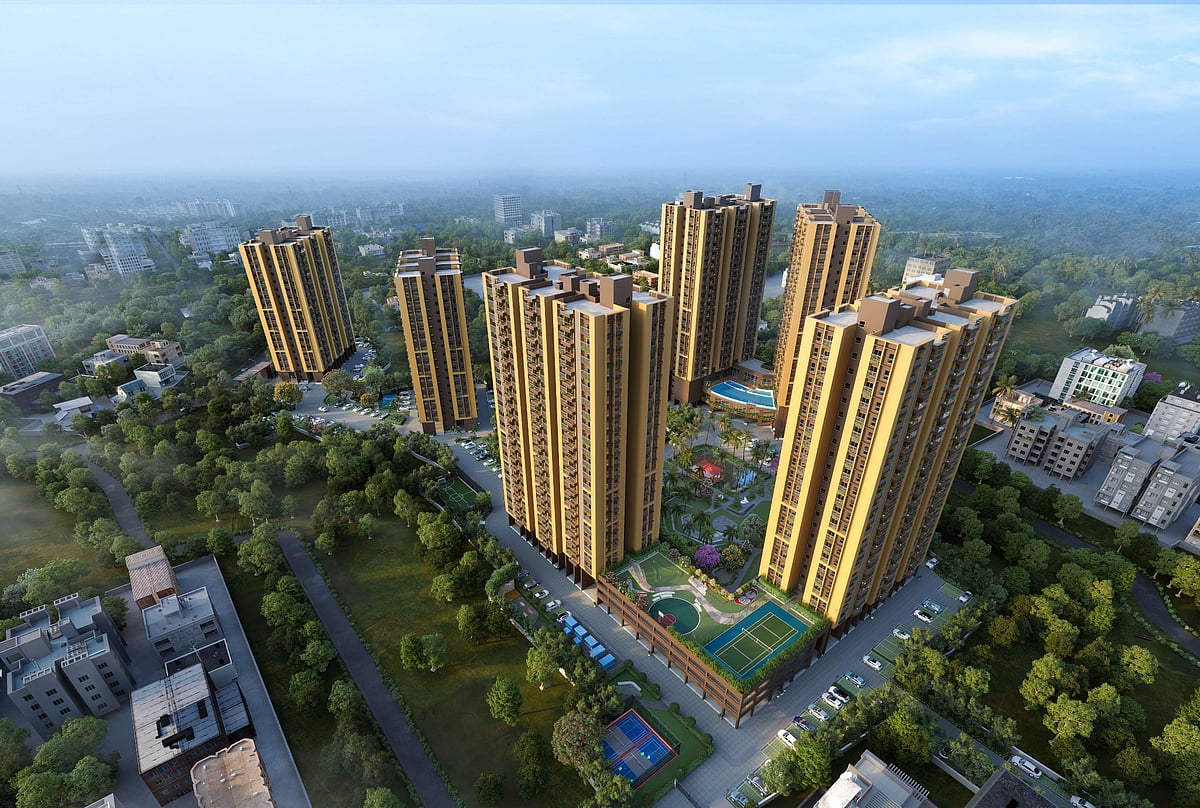 The 702-unit, 6-tower project brings 80% open space, barrier-free design & IGBC Platinum pre-certified sustainability to South Kolkata’s growing corridor. - null