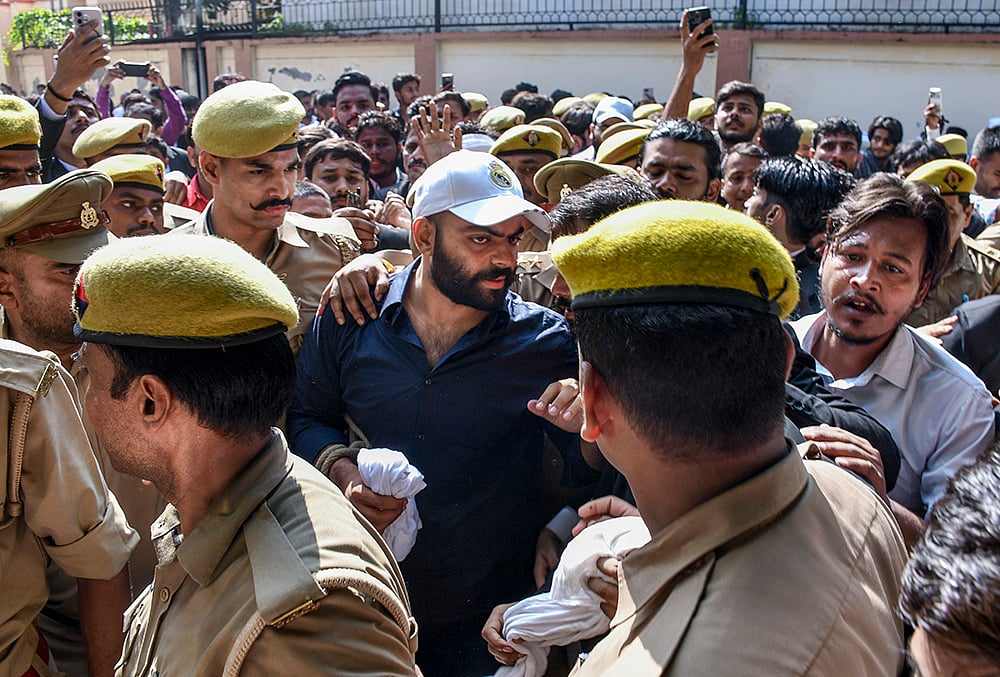 Ali Ahmed produced before a court