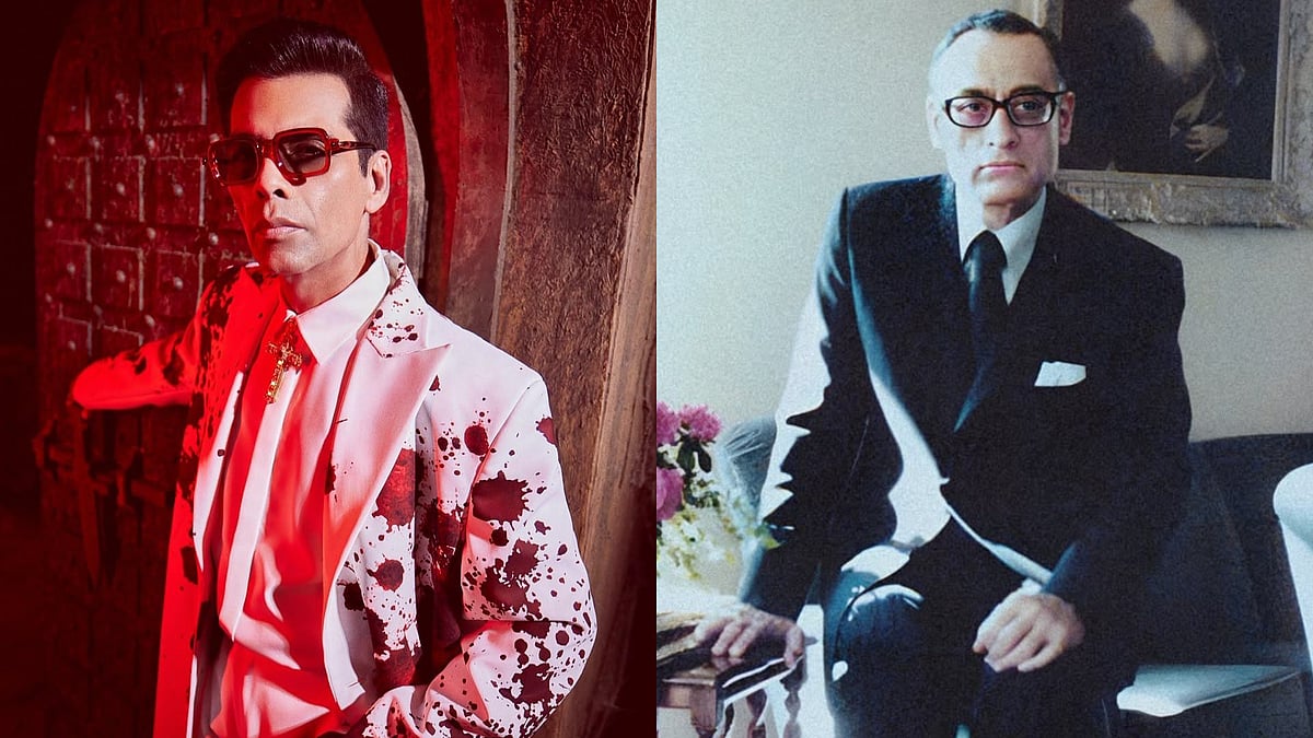 Karan Johar announces RN Kao biopic - Karan Johar pic - Instagram, RN Kao pic - IndiaHistorypics/X