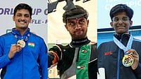 Asian Games 2026: Parth Mane, Himanshu Dhillon, And Rudrankksh Patil Shoot For Glory with Stunning Team Silver | Photo: File : Rudrankksh, Himanshu and Parth Mane