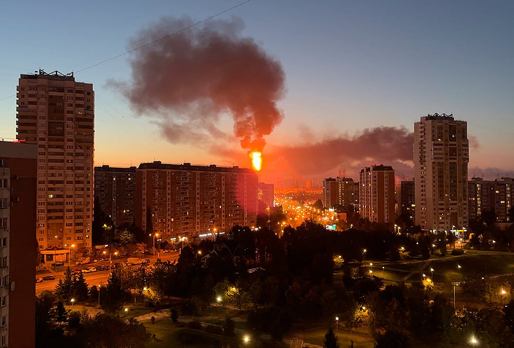 moscow oil refinery drone attack