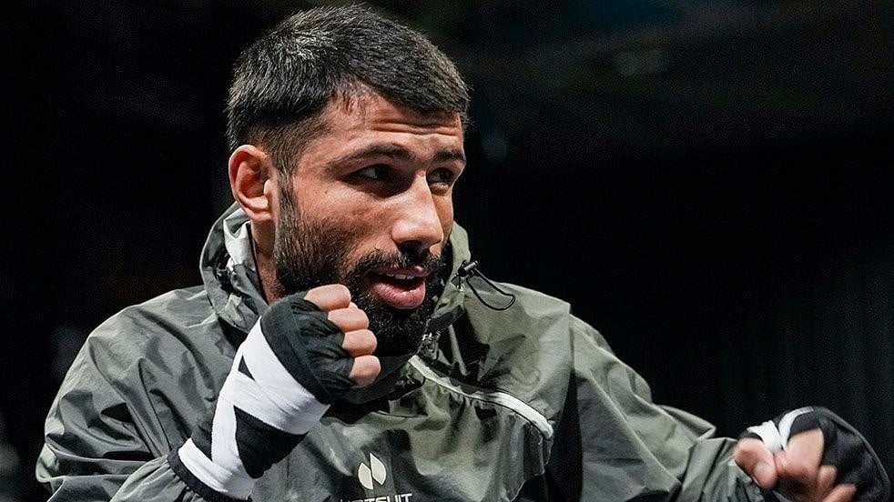 Indian boxer Sumit Kundu during a training session ahead of the Glasgow Commonwealth Games 2026, at the SEC Centre in Glasgow, Scotland. - | Photo: PTI/Ravi Choudhary