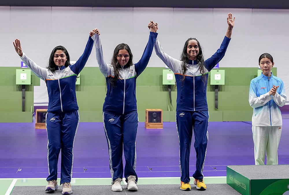 India at Asian Games 2026 Womens Team 10m Air Rifle final highlights-