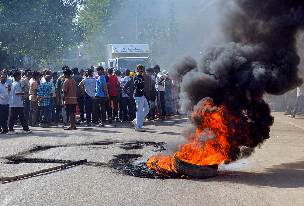 Protest in Ranchi