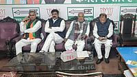 Bihar Minister Calls Jamui Molestation Case ‘Sporadic Incident’, Assures Strict Action X/@Shrawon_Nalanda : Bihar Minister Shravan Kumar (Second from Right)