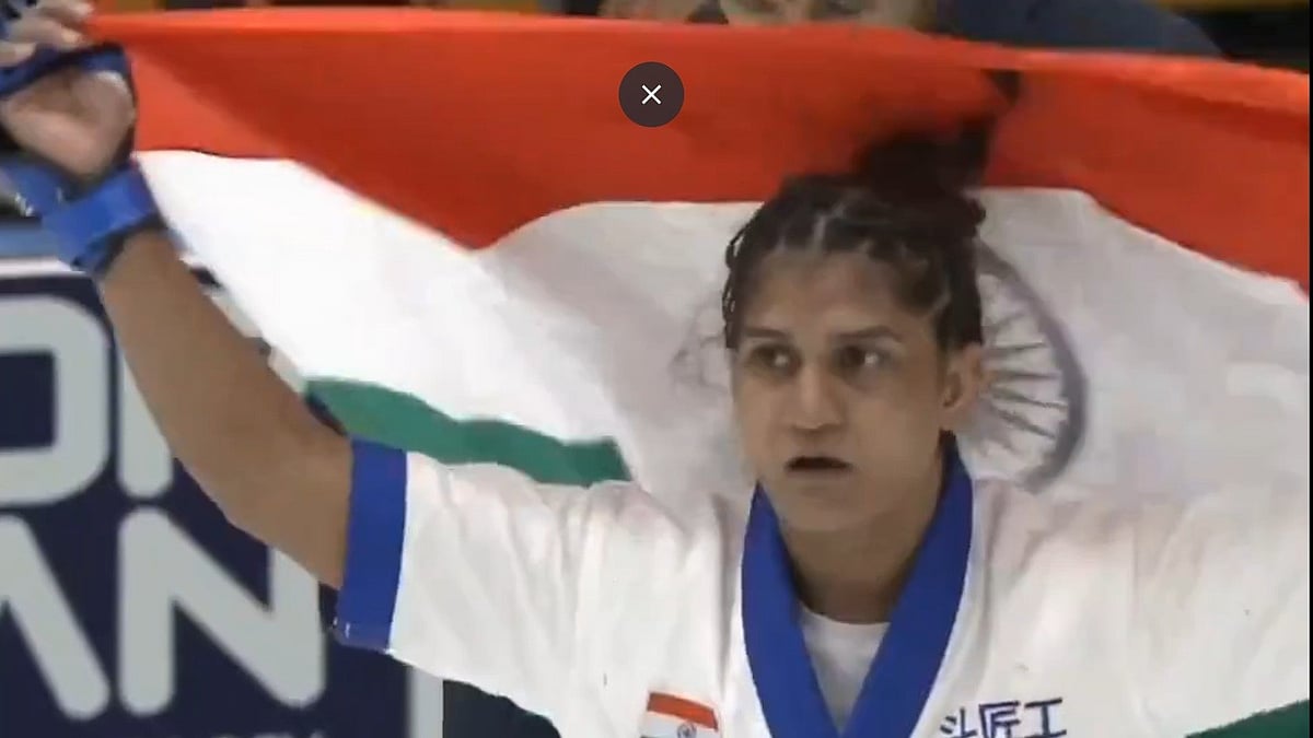 Bronze Medalist Suchika Tariyal  - | Photo: Sonyliv (Screengran)
