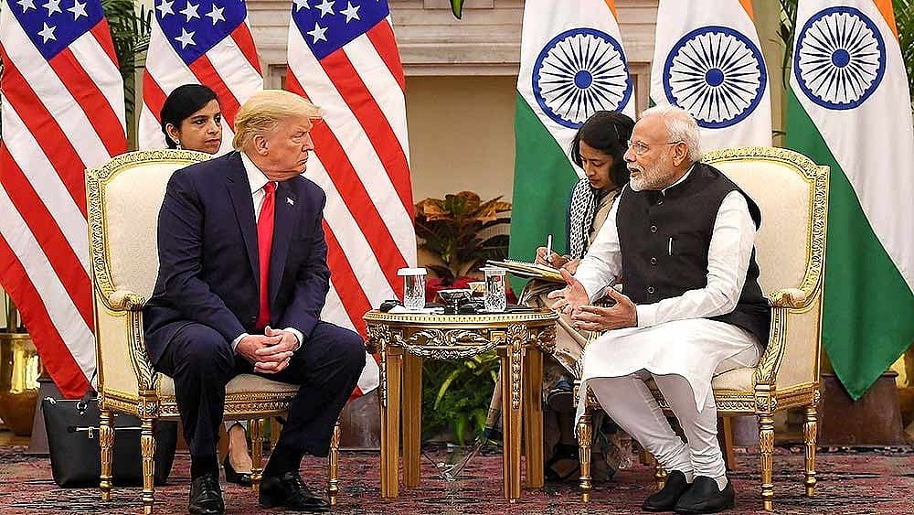 US President Donald Trump and Indian PM Narendra Modi - null