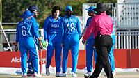 India Vs Sri Lanka Highlights, Asian Games Women’s Cricket Final: Women In Blue Secure First Gold Medal | Photo: X/BCCIWOMEN : Shafali Verma Celebrating With Team Members After Getting Wicket In The Final