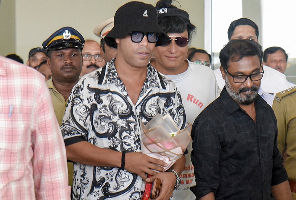 Brazil legend Ronaldinho in Kochi