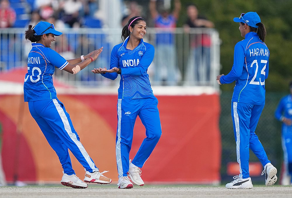 Asian Games Cricket Ind W vs SL W final highlights-Shreyanka Rajesh Patil