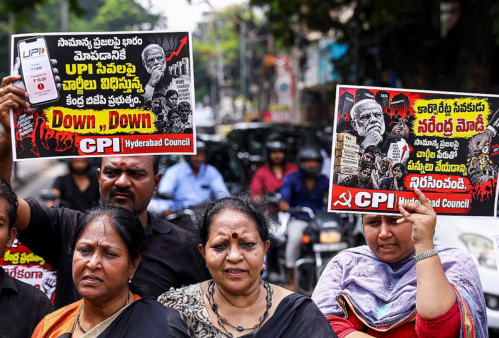 Protest in Hyderabad