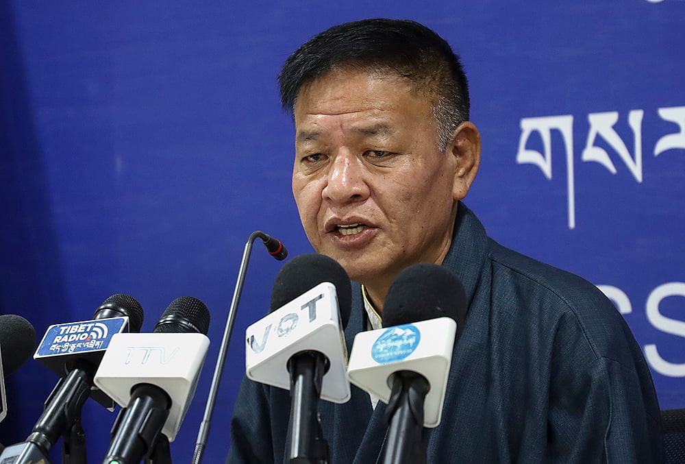 Penpa Tserings press conference
