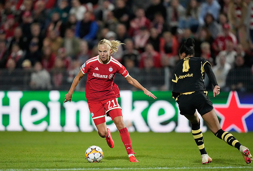UWCL Bayern Munich Women vs Man City Women highlights-Bayerns Pernille Harder