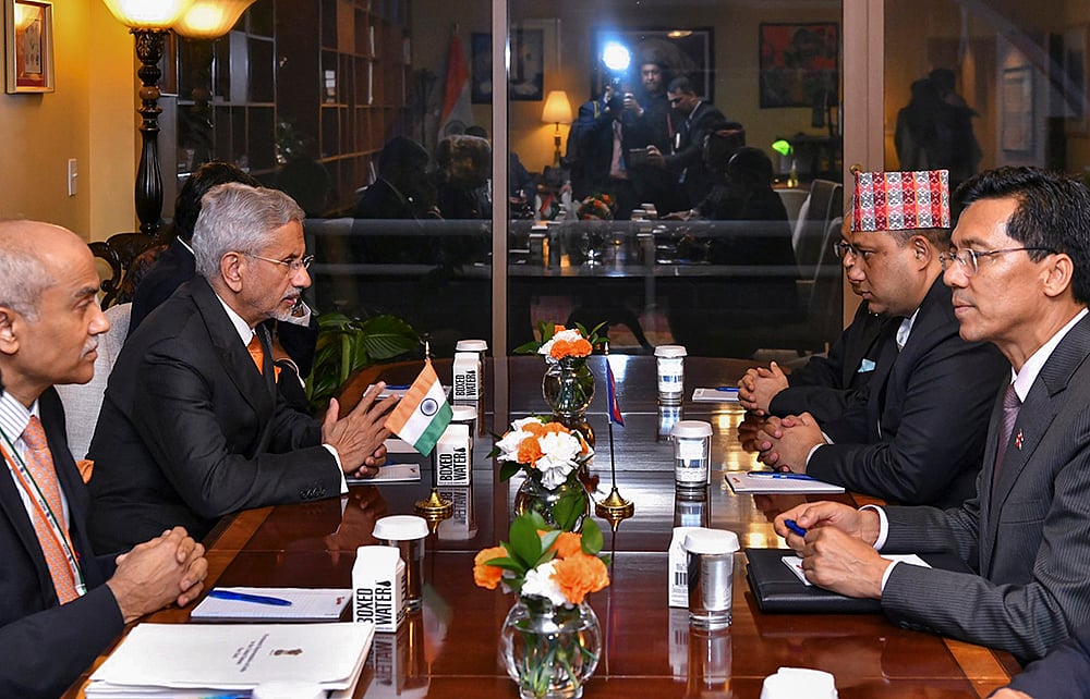 Jaishankar and Nepal’s Foreign Minister 