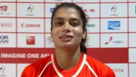 Deepika scored nine goals in India’s 20-1 win over Thailand and 20 across three Asian Games matches. - asia_hockey/X