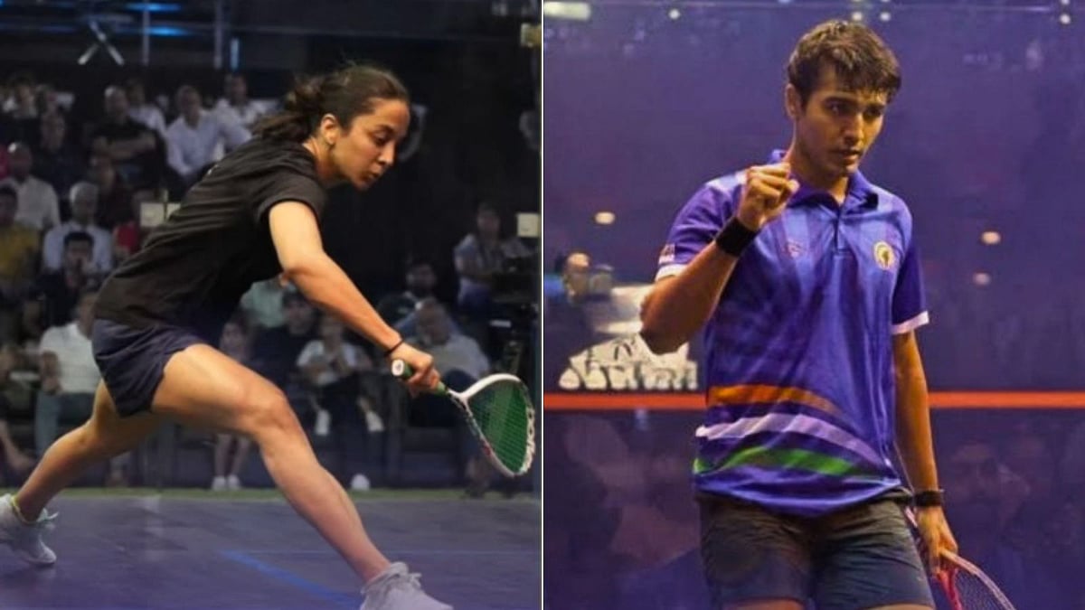 Tanvi Khanna, Abhay Singh in action in Asian Games 2026 - Photo: SAI Media / X