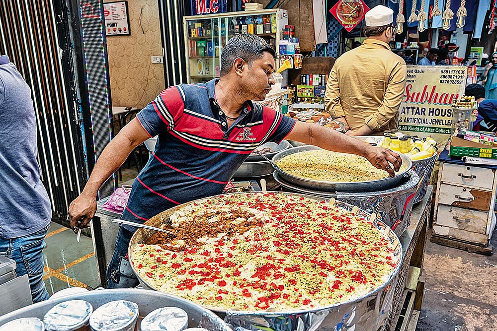 Street Talk: A stall outside Jama Masjid in New Delhi 