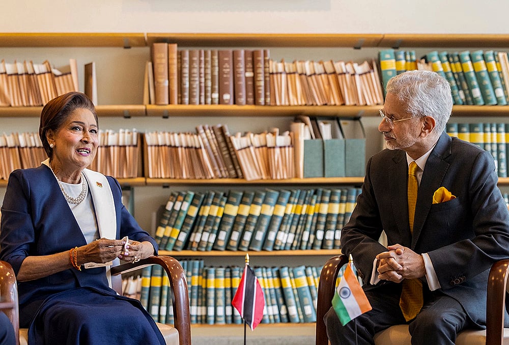 Jaishankar and Kamla Persad-Bissessar