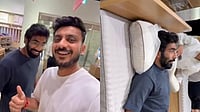 Screengrab / Jasprit Bumrah - Instagram : Jasprit Bumrah and Axar Patel enjoy a hilarious pillow-shopping moment in Japan, while Sanjana Ganesan joins the banter with a playful comment that sparks Bumrah’s witty reply