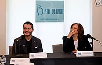 X : Kamala Harris campaigns with Abdul El-Sayed in Detroit as he seeks Democratic unity ahead of the Michigan Senate election.