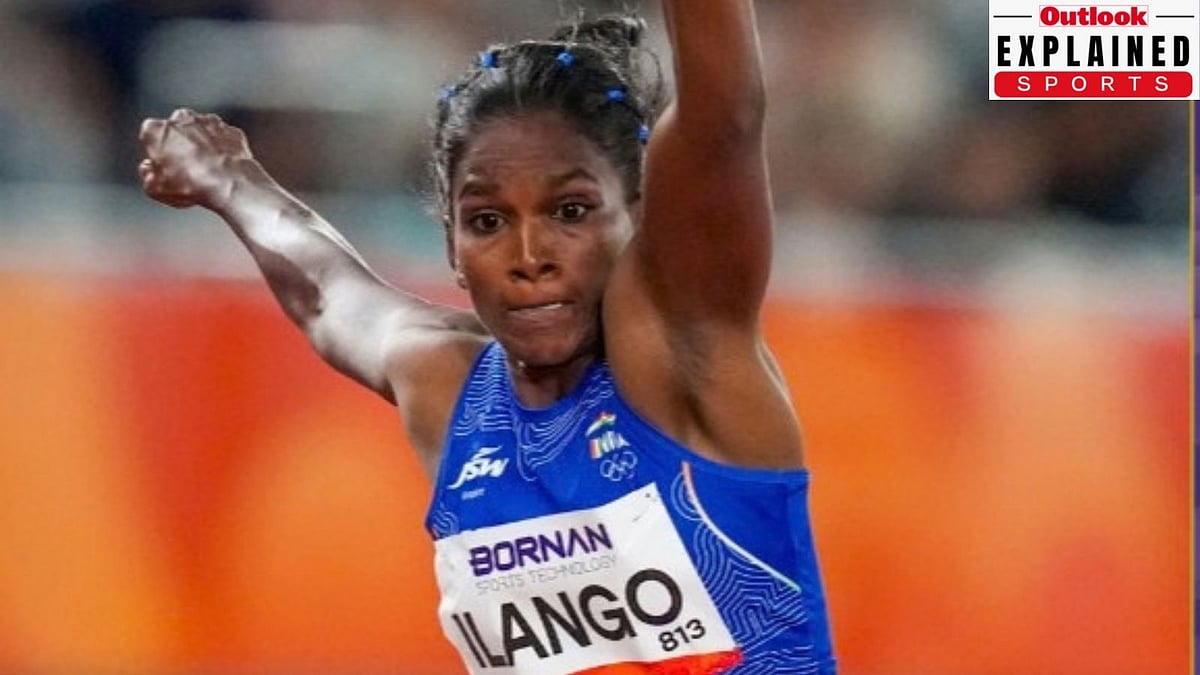 Asha Ilango matched the bronze medal-winning distance of 13.83m in the women's triple jump final at the 2026 Asian Games. - Media_SAI/X