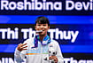 Roshibina Devi Naorem Completes Asian Games Hat-Trick With Wushu Silver | Photo: PTI/Arun Sharma : India’s Roshibina Devi Naorem holds the silver medal after the Women’s 60kg Wushu final match during the 20th Asian Games, in Nagoya, Japan, Thursday, Sept. 24, 2026. She lost to China's Zhang Xiaoyu, 0-2.