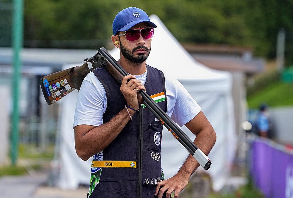 Indian shooters mixed team skeet final score Nagoya